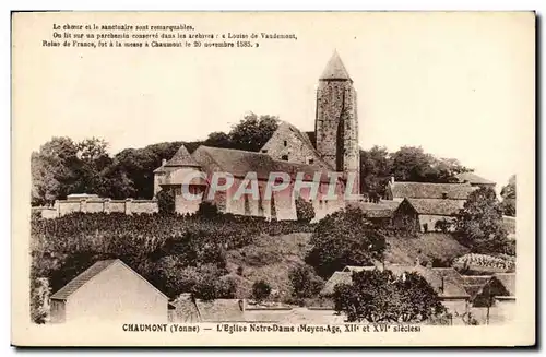 Cartes postales Chaumont L&#39Eglise Notre Dame