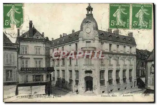 Ansichtskarte AK Auxerre L&#39Hotel des Postes