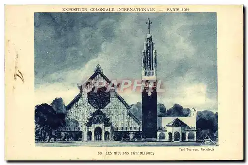 Ansichtskarte AK Exposition Coloniale Internationale Paris 1931 Les missions catholiques