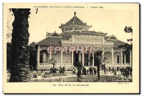 Ansichtskarte AK Exposition Coloniale Internationale Paris 1931 Pavillon de la Cochinchine