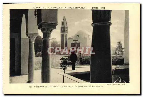 Ansichtskarte AK Exposition Coloniale Internationale Paris 1931 Pavillon de l&#39Algerie vu du pavillon officiel