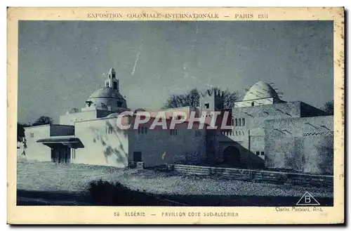 Ansichtskarte AK Exposition Coloniale Internationale Paris 1931 Algerie Pavillon Cote Sud algerien