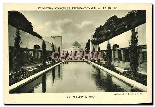 Cartes postales Exposition Coloniale Internationale Paris 1931 Pavillon du Maroc