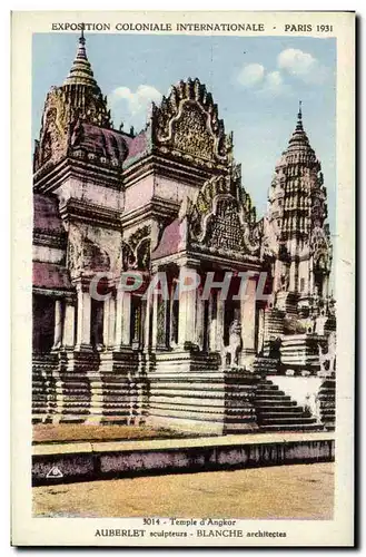 Cartes postales Exposition Coloniale Internationale Paris 1931 Temple d&#39Angkor