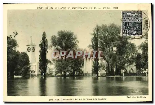 Ansichtskarte AK Exposition Coloniale Internationale Paris 1931 Vue d&#39ensemble de la section portugaise