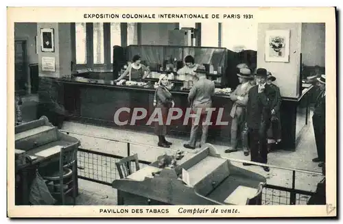 Ansichtskarte AK Exposition Coloniale Internationale Paris 1931 Pavillon des tabacs Tabac Compoir de vente