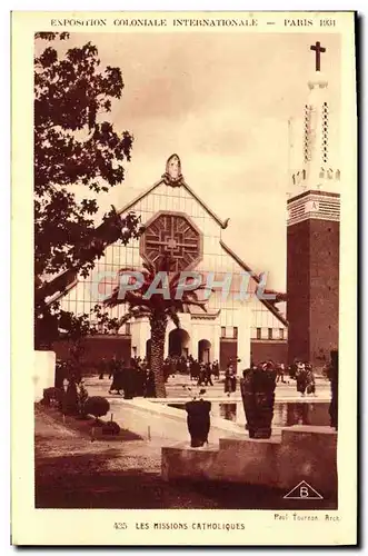 Cartes postales Exposition Coloniale Internationale Paris 1931 Les missions catholiques