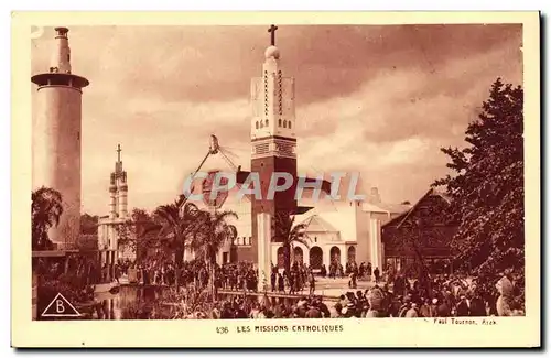 Cartes postales Exposition Coloniale Internationale Paris 1931 Les missions catholiques