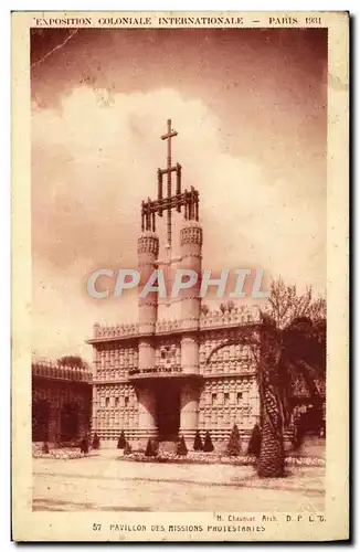 Cartes postales Exposition Coloniale Internationale Paris 1931 Pavillon des missions protestantes
