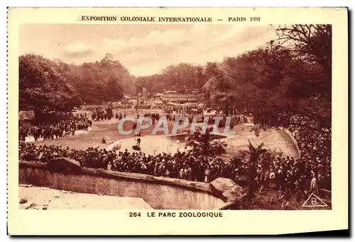 Ansichtskarte AK Exposition Coloniale Internationale De Paris Le Parc Zoologique Zoo