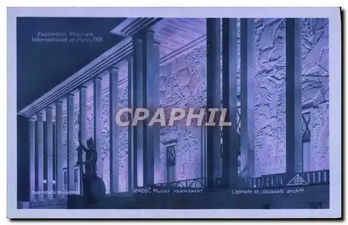 Cartes postales Exposition Coloniale Internationale De Paris Musee permanent