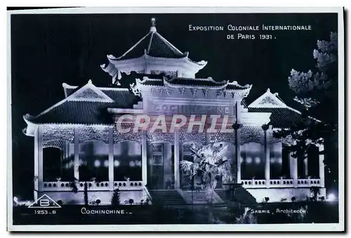 Ansichtskarte AK Exposition Coloniale Internationale De Paris Cochinchine