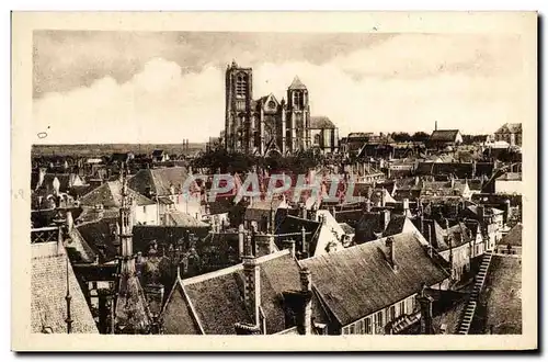 Ansichtskarte AK Bourges Vue Generale Prise Du Palais Jacques Coeur