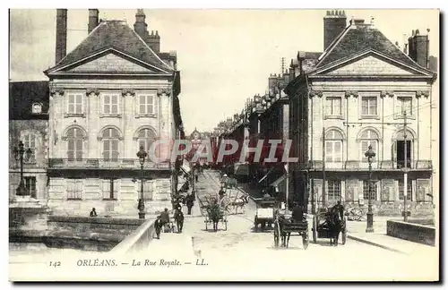 Ansichtskarte AK Orleans La Rue Royale