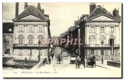 Cartes postales Orleans La Rue Royale
