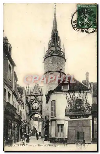 Cartes postales Auxerre La Tour De l'Horloge
