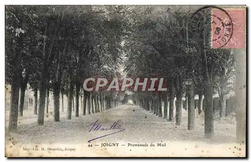 Ansichtskarte AK Joigny Promenade Du Mail