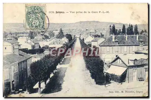 Cartes postales Joigny Vue Prise De La Gare PLM