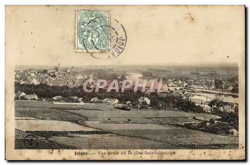 Ansichtskarte AK Joigny Vue Prise De La Cote Saint Jacques