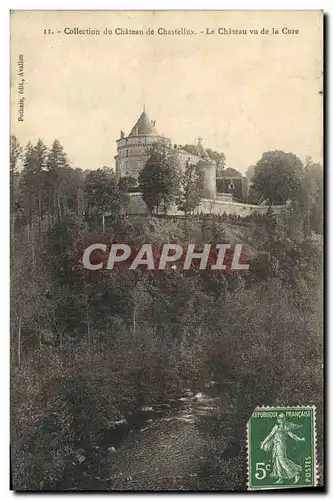 Cartes postales Collection Du Chateau De Chastellux Le Chateau Vu De La Cure