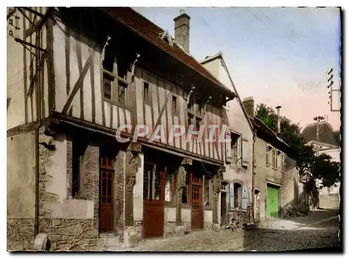 Cartes postales moderne Joigny Rue Bourg Le Vicomte Vieille Masion De Bois Dite Maison Du Vicaire