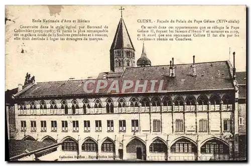 Cartes postales Cluny Facade Du Palais Du Pape Gelase