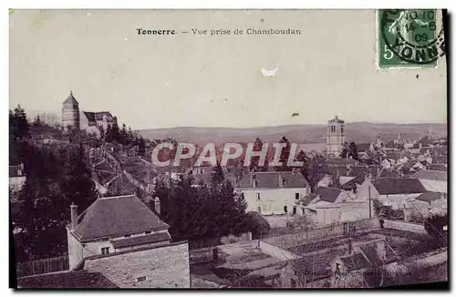 Cartes postales Tonnere Vue Prise De Chamboudan