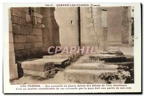 Cartes postales Quarre Les Tombes Les Tombes Ces Cercueils En Pierre Datent Des Debuts De l&#39Ere chretienne