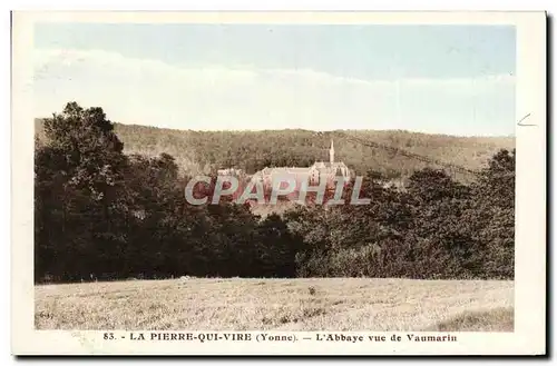 Cartes postales La Pierre Qui Vire L&#39Abbaye Vue De Vaumarin