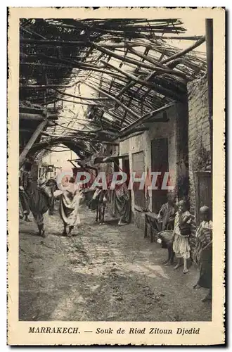 Cartes postales Marrakech Souk De Raid Zitoun Djedid