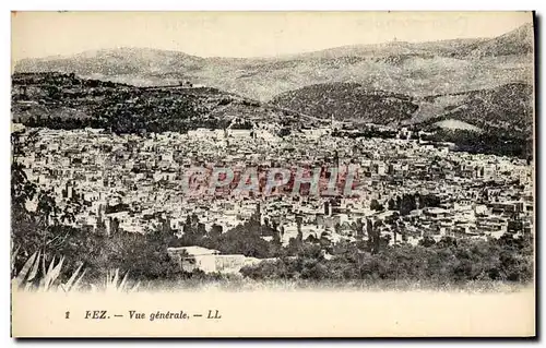 Cartes postales Fez Vue Generale