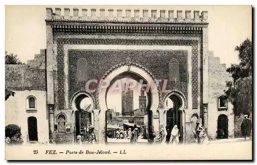 Cartes postales Fez Porte De Bou Jeioud