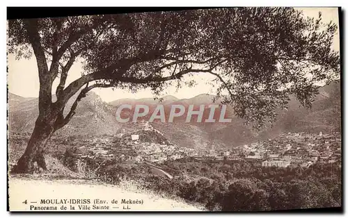 Ansichtskarte AK Moulay Idriss Panorama De La Ville Sainte