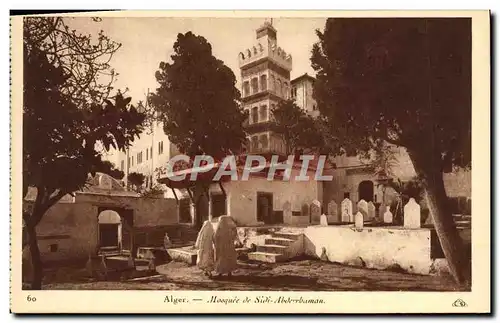 Cartes postales Alger Mosquee De Sidi Abdeerbaman