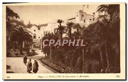 Cartes postales Alger Palais D&#39Ele Du Gouverneur A Mustapba