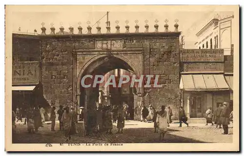 Cartes postales Tunis La Porte De France