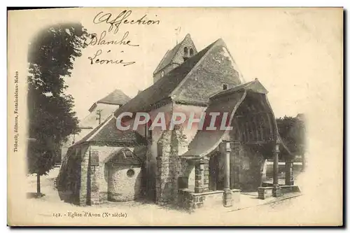 Cartes postales Eglise d&#39Avon