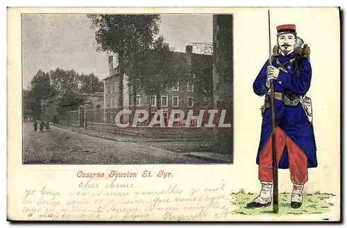 Cartes postales Caserne Gouvion St Cyr Militaria