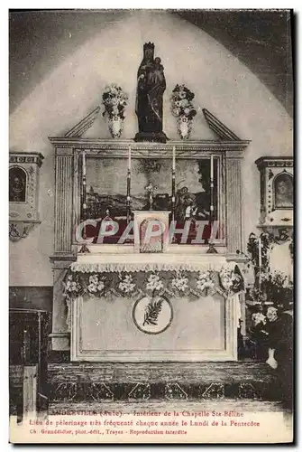 Cartes postales Landreville Interieur De La Chapelle Ste Beline Lieu De Pelerinage Tres Frequcute