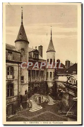 Cartes postales Troyes Hotel De Vauluisant