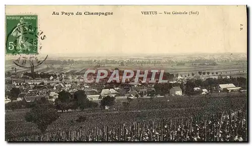 Ansichtskarte AK Au Pays Du Champagne Vertus Vue Generale