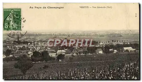 Cartes postales Au Pays Du Champagne Vertus Vue Generale