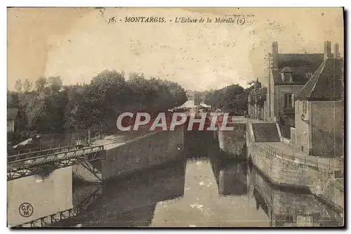 Cartes postales Montargis L&#39Ecluse De La Marolle