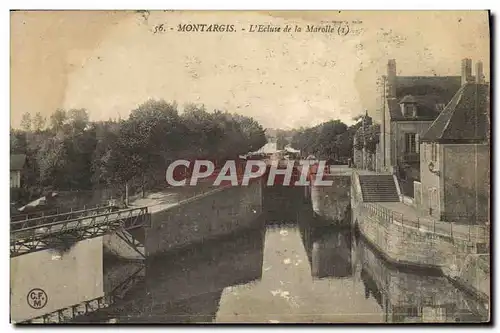 Cartes postales Montargis L'Ecluse De La Marolle