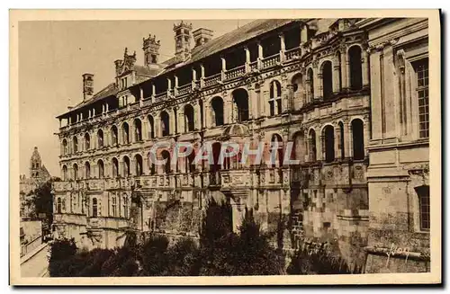 Cartes postales Blois Le Chateau Facade Francois 1er