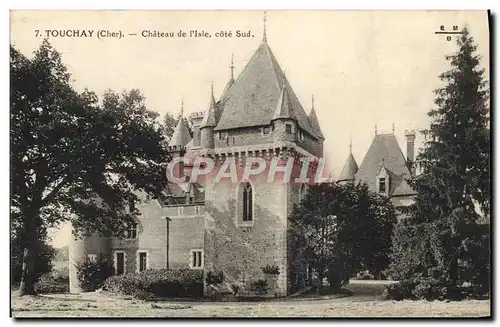 Cartes postales Touchay Chateau De l'Isle Cote Sud