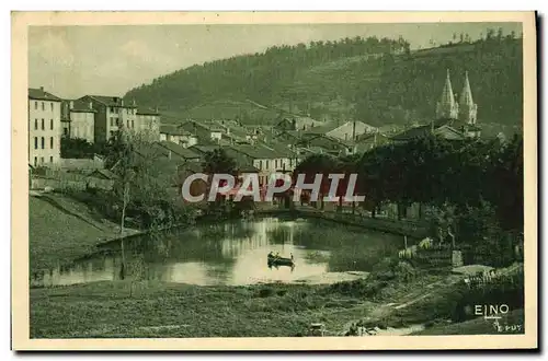 Cartes postales La Louvesc Vue Centrale Et Lac