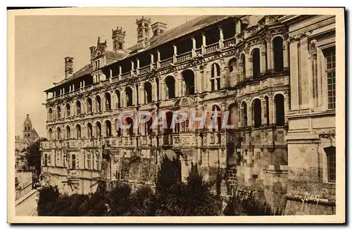 Cartes postales Blois Le Chateau Facade Francois 1er