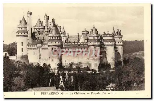 Cartes postales Pierrefonds Le Chateau Facade Est