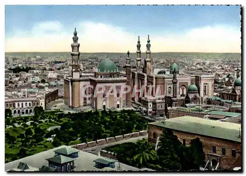 Moderne Karte Cairo Sulton Hassan And El Riffai Mosque Egypte